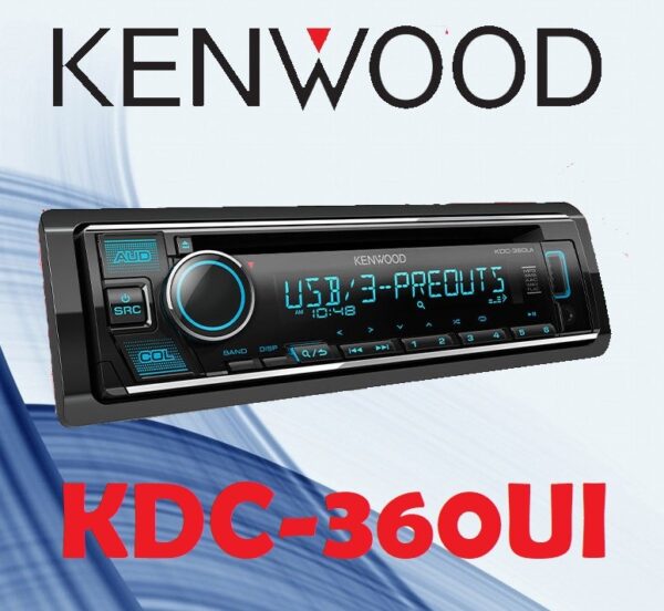 Kenwood KDC-360UI پخش صوتی کنوود