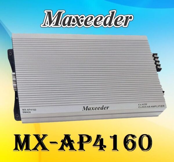Maxeeder MX-AP4160 BM408 آمپلی فایر 4 کانال مکسیدر