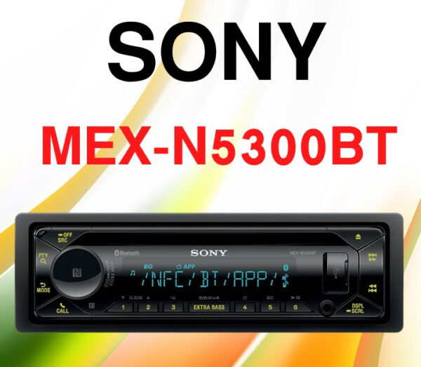 Sony MEX-N5300BT ضبط خودرو سونی ۵۳۰۰