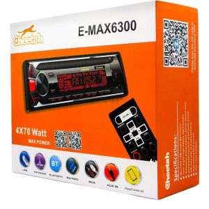 پخش بلوتوث دکلس پنل جدا چیتا E-MAX6300