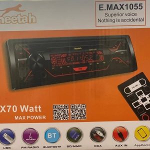 پخش بلوتوث دکلس پنل جدا چیتا E-MAX 1055
